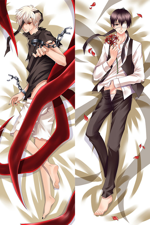 Ken Kaneki Dakimakura Body Pillow Cover