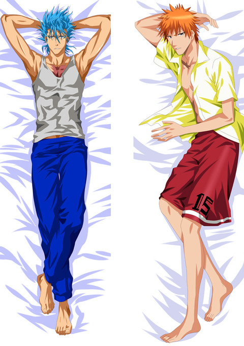 Grimmjow & Ichigo Kurosaki Dakimakura Body Pillow Cover