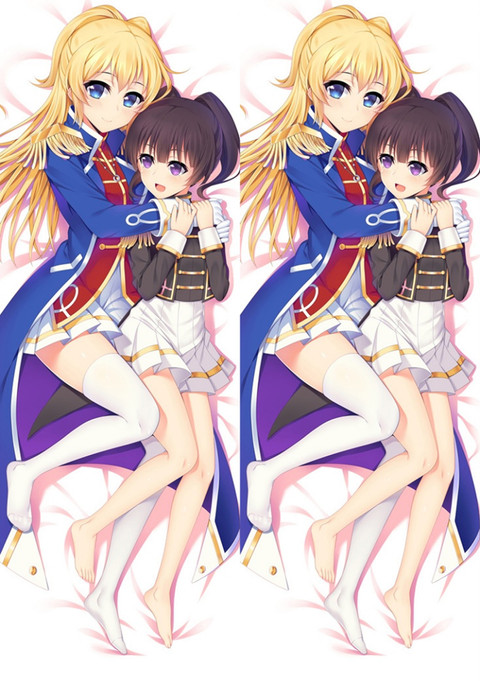 Yuinshiel and Rena Asteria Dakimakura Body Pillow Cover