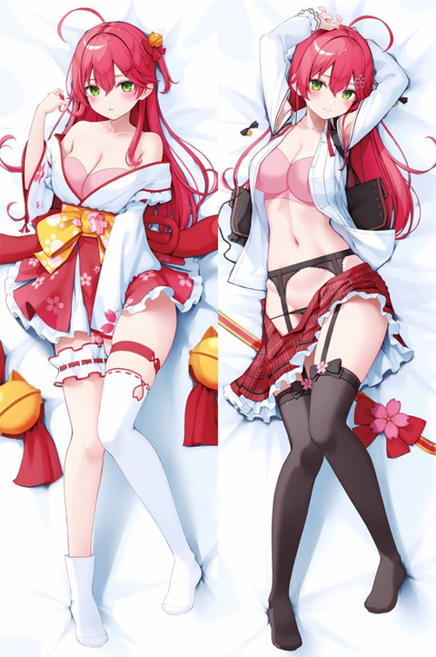 Sakura Miko Funda de almohada corporal Dakimakura
