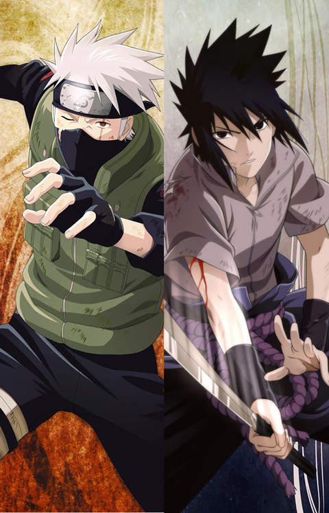 Hatake Kakashi Funda de almohada corporal Dakimakura