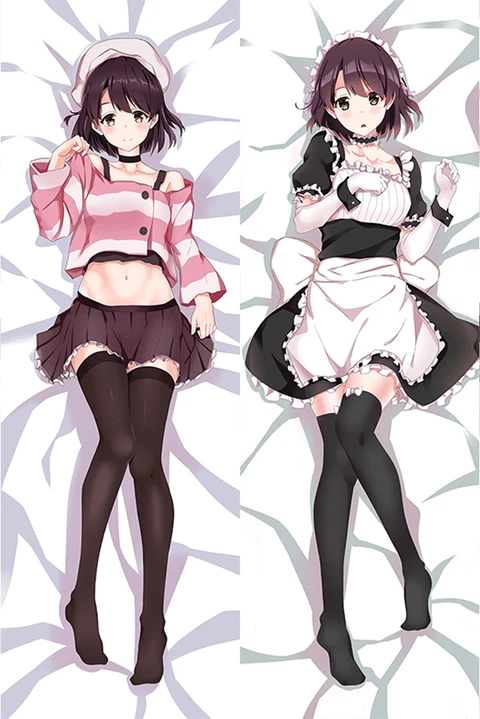 Megumi Kato Dakimakura Body Pillow Cover