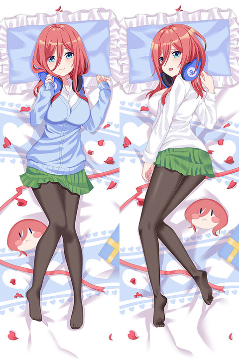Miku Nakano Funda de almohada corporal Dakimakura