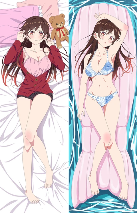Chizuru Mizuhara Ichinose Dakimakura Body Pillow Cover