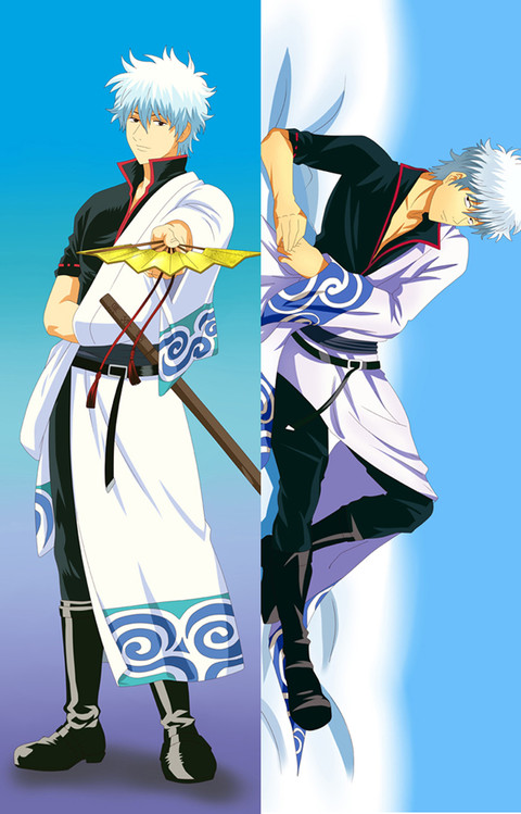 Gintoki Sakata Funda de almohada corporal Dakimakura