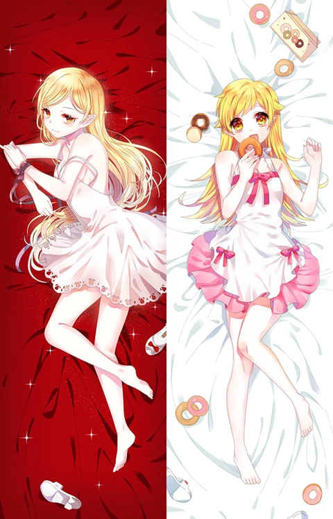 Shinobu Oshino Dakimakura Body Pillow Cover