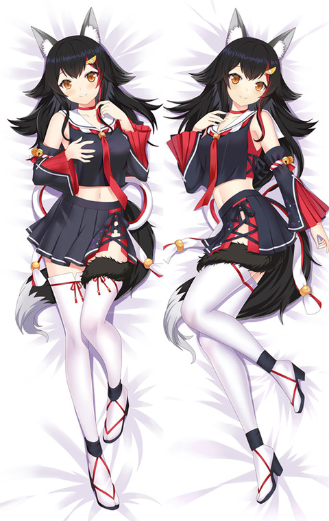 Ookami Mio Funda de almohada corporal Dakimakura