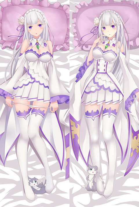 Emilia Dakimakura Body Pillow Cover