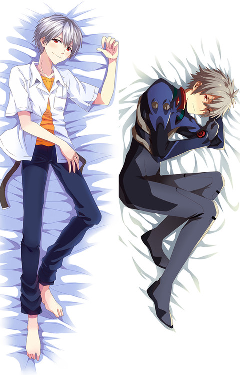Kaworu Nagisa Dakimakura Body Pillow Cover