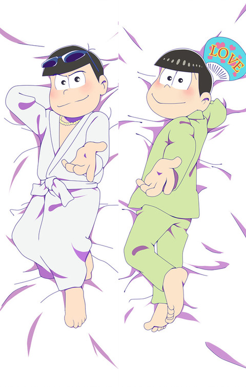 Karamatsu and Osomatsu Dakimakura Body Pillow Cover