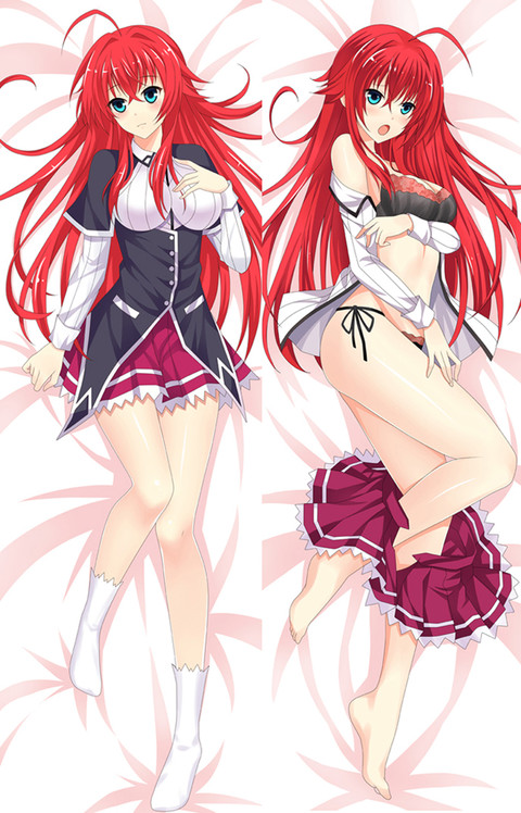 Rias Gremory Dakimakura Body Pillow Cover