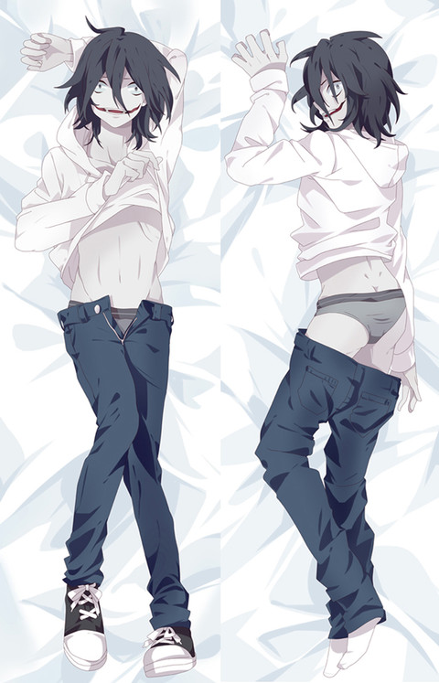 Jeff The Killer Dakimakura Body Pillow Cover