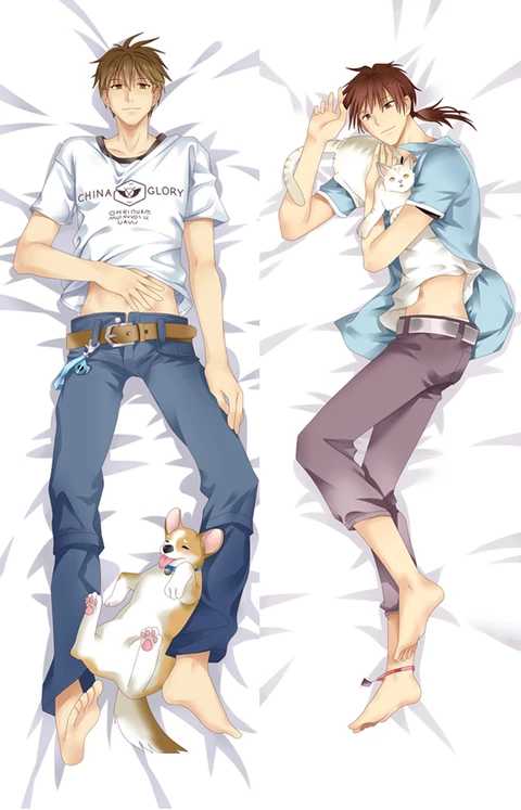 Huang and Zhang Dakimakura Body Pillow Cover