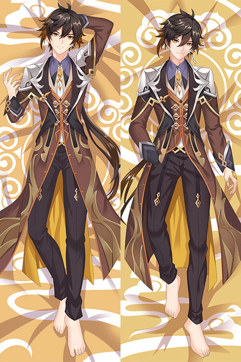 Zhongli Dakimakura Body Pillow Cover