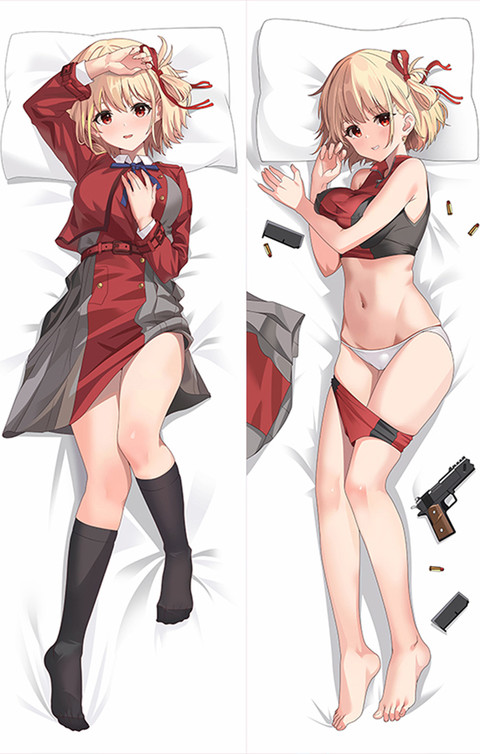 Chisato Nishikigi Dakimakura Body Pillow Cover