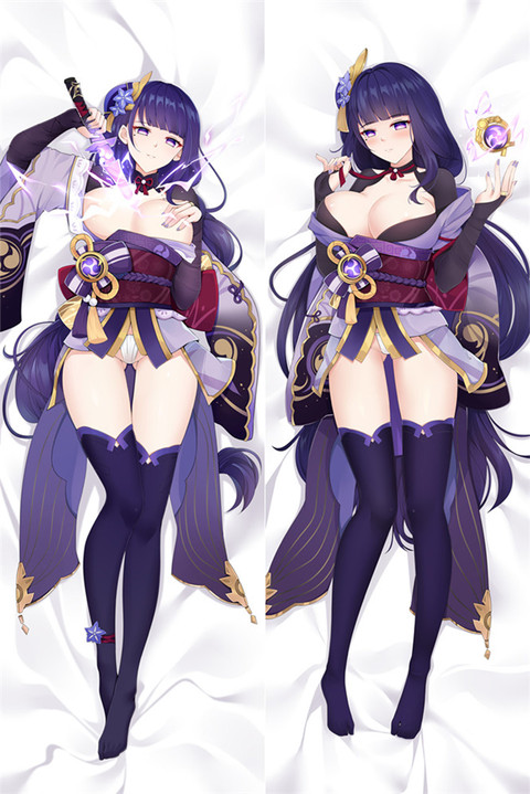 Raiden Shogun Dakimakura Body Pillow Cover
