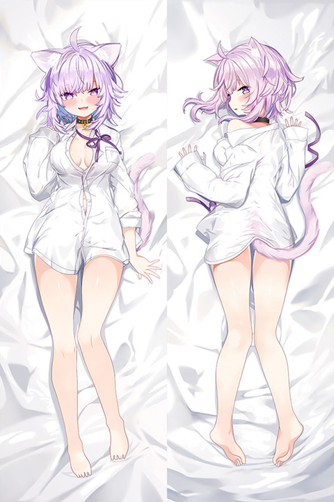 Nekomata Okayu Dakimakura Body Pillow Cover