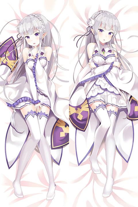 Emilia Dakimakura Body Pillow Cover