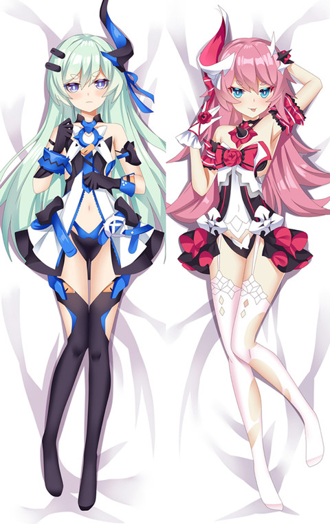 Rozaliya Olenyeva and Liliya Olenyeva Dakimakura Body Pillow Cover