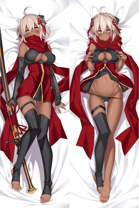 Okita Souji Dakimakura Body Pillow Kissenbezug