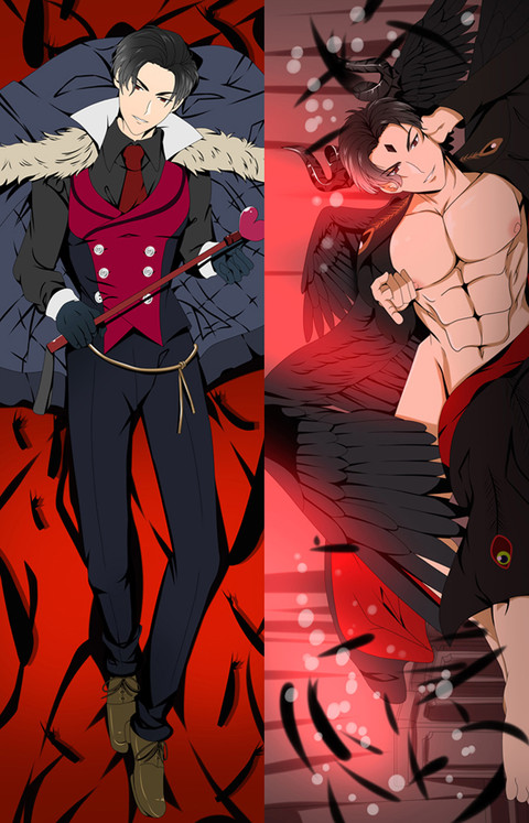 Lucifer Dakimakura Body Pillow Cover