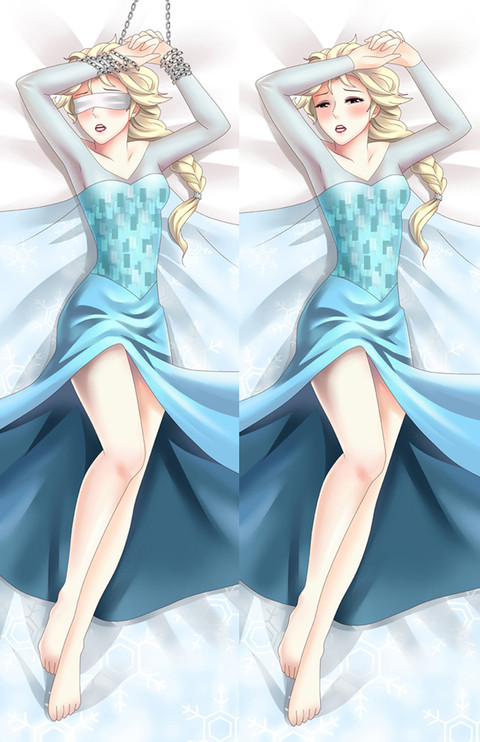 Elsa Funda de almohada corporal Dakimakura