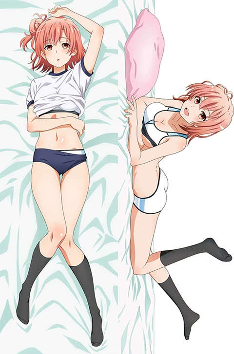Yui Yuigahama Funda de almohada corporal Dakimakura