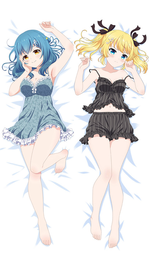 Kanon Kougami and Shiho Kunieda from Battle Girl High School dakimakura cover