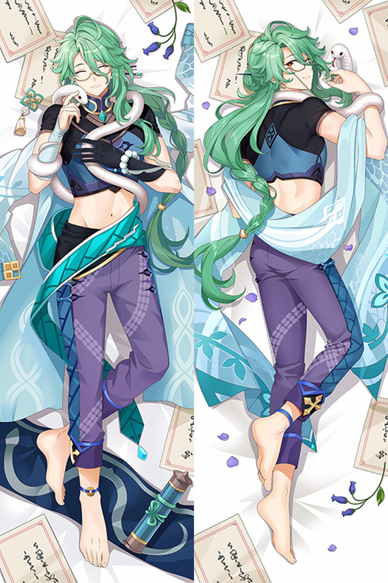 Baizhu from Genshin Impact dakimakura cover