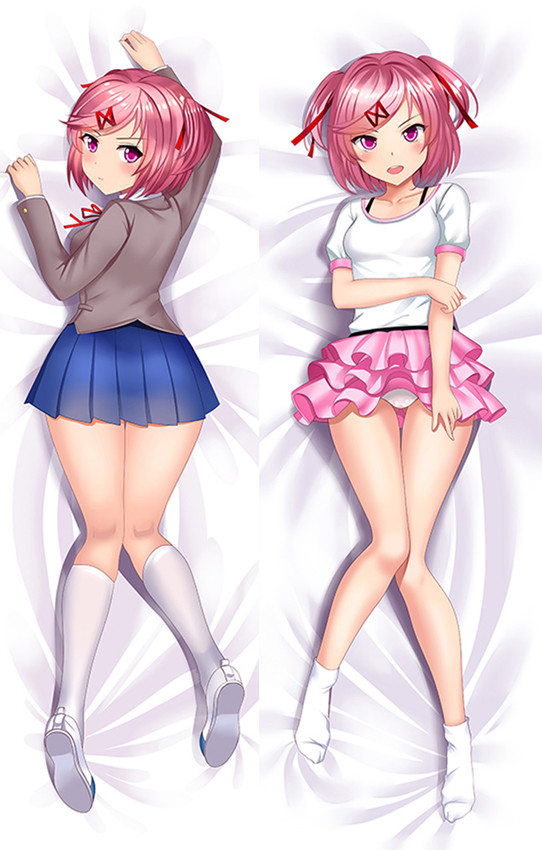Natsuki from Doki Doki Literature Club dakimakura cover