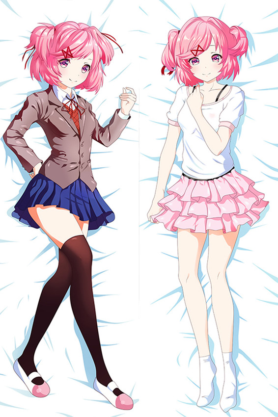 Natsuki from Doki Doki Literature Club dakimakura cover