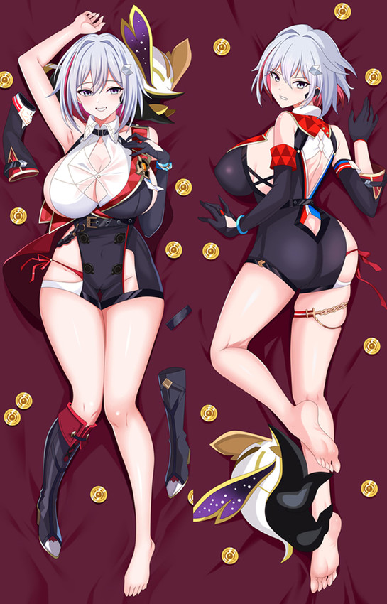 Topaz from Honkai Star Rail dakimakura cover