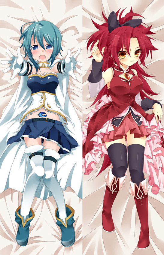 Kyoko Sakura and Sayaka Miki from Puella Magi Madoka Magica dakimakura cover