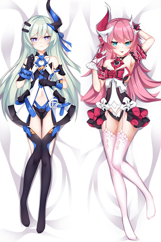 Rozaliya Olenyeva and Liliya Olenyeva (Honkai Impact) Dakimakura Body Pillow Cover