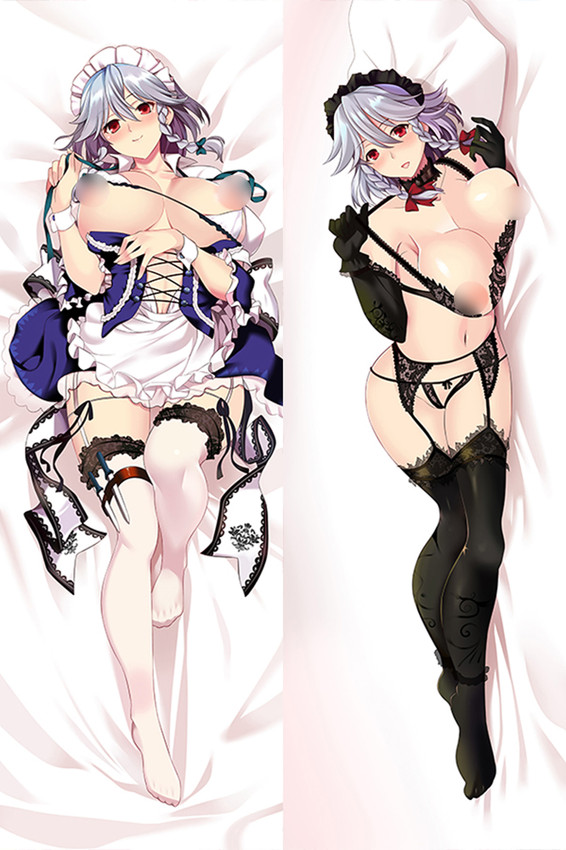 Sakuya Izayoi (Touhou Project) 18+ NSFW Dakimakura Body Pillow Cover