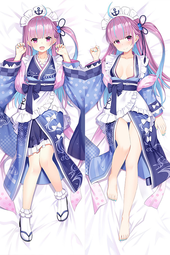 Minato Aqua from Vtuber Hololive dakimakura cover