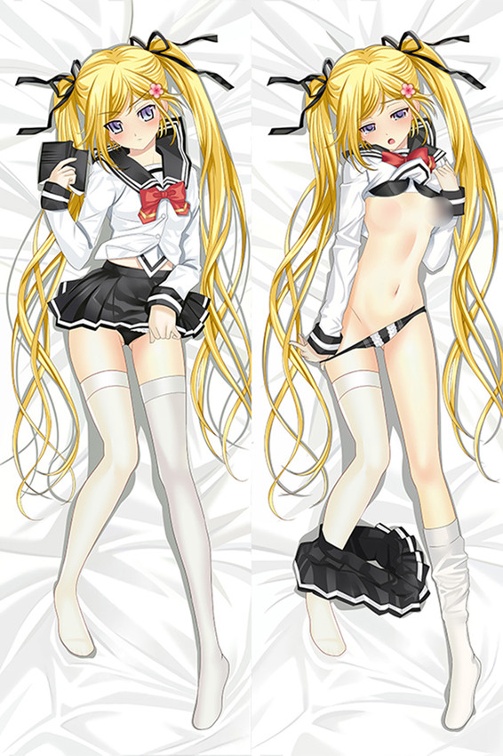 Orifushi Mafuyu from Kanojo x Kanojo x Kanojo Dokidoki Full Throttle 18+ dakimakura cover