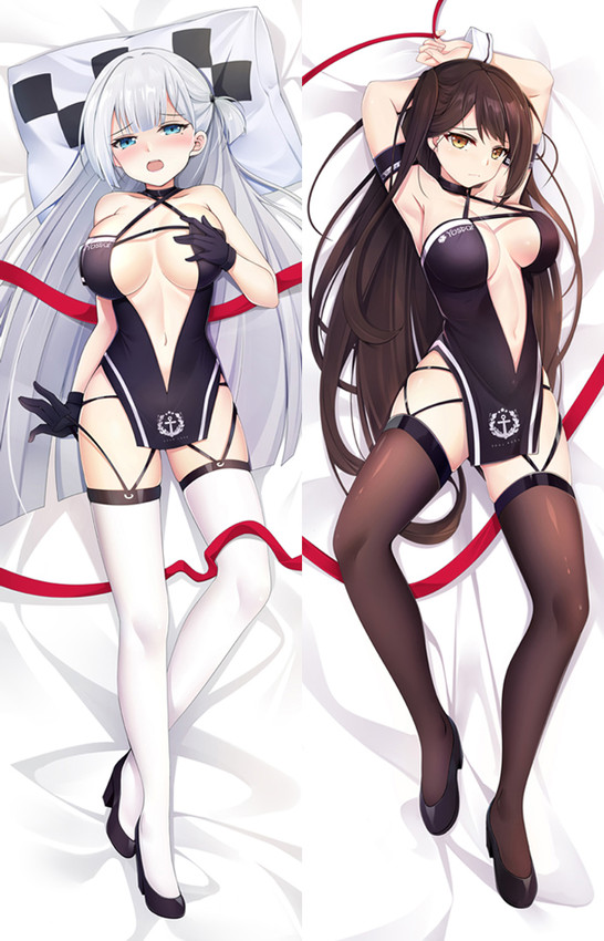 Zuikaku and Shoukaku from Azur Lane dakimakura cover