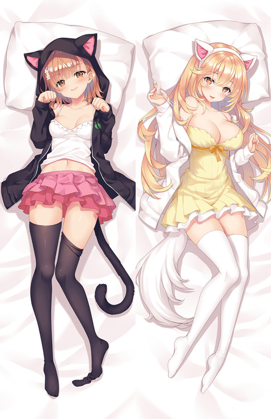 Misaki Shokuhou and Kuroko Shirai from A Certain Magical Index dakimakura cover