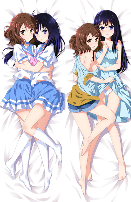 Kumiko Oumae and Reina Kousaka (Sound! Euphonium) Dakimakura Body Pillow Cover