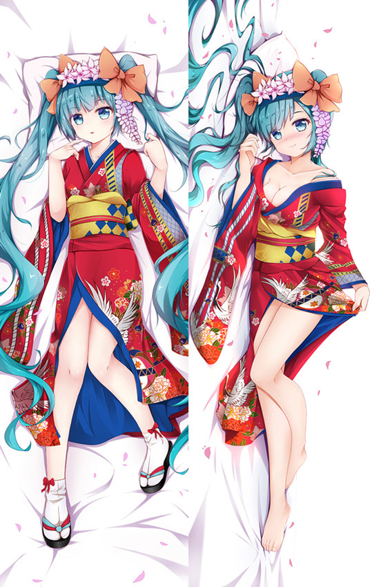 Hatsune Miku from Vocaloid dakimakura cover