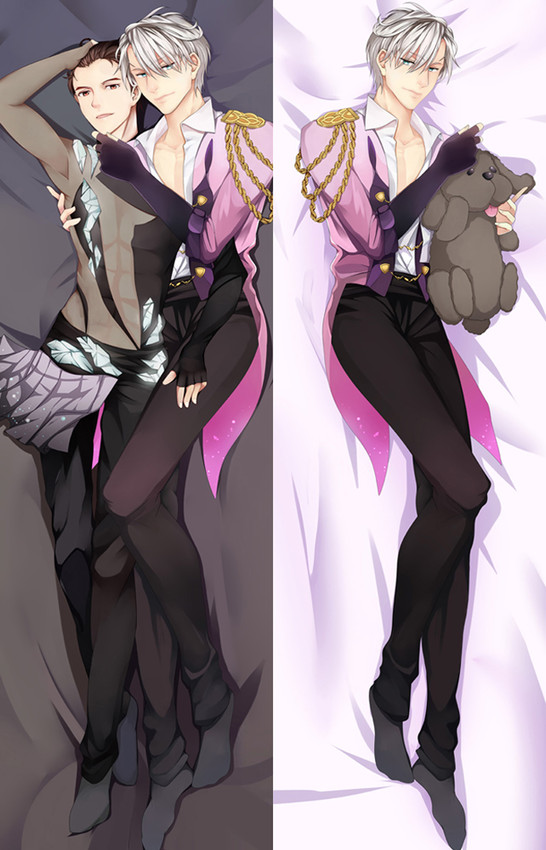 Yuri and Victor from Yuri on Ice dakimakura cover