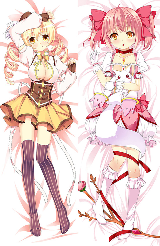 Mami Tomoe and Madoka Kaname from Puella Magi Madoka Magica dakimakura cover