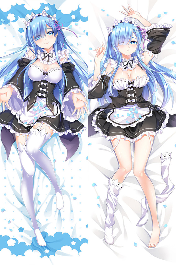 Rem (Re: Zero) Dakimakura Body Pillow Cover