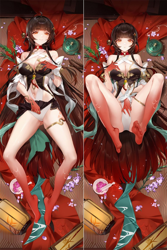 Lingsha from Honkai Star Rail dakimakura cover