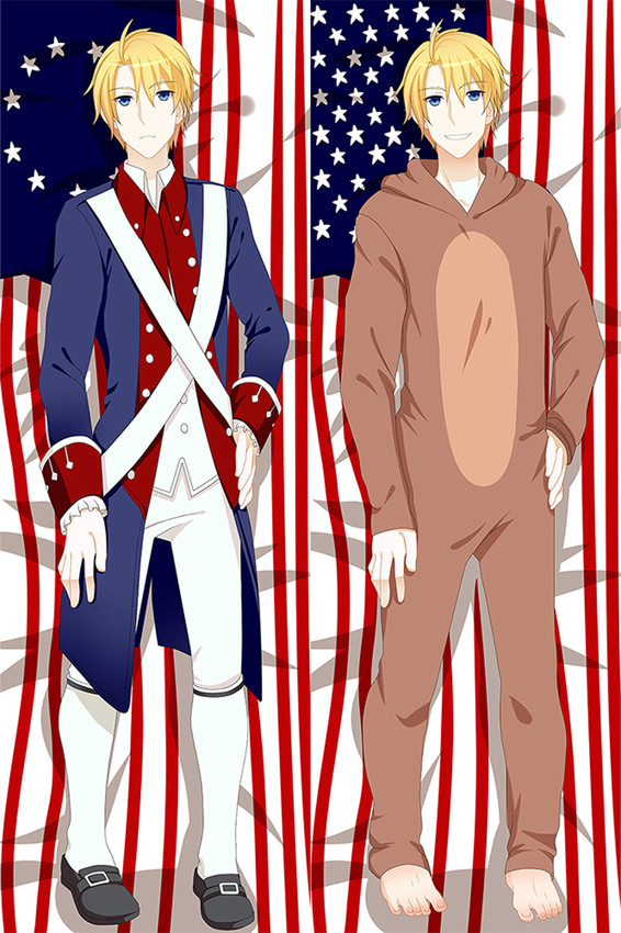 United States (Hetalia Axis Powers) Dakimakura Body Pillow Cover