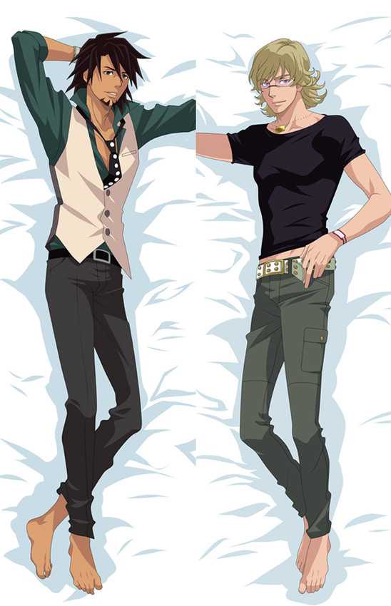 Kotetsu T. Kaburagi and Barnaby Brooks Jr. (Tiger and Bunny) Dakimakura Body Pillow Cover