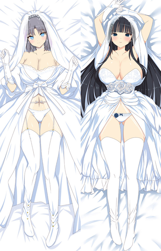 Yumi and Ikaruga from Senran Kagura dakimakura cover