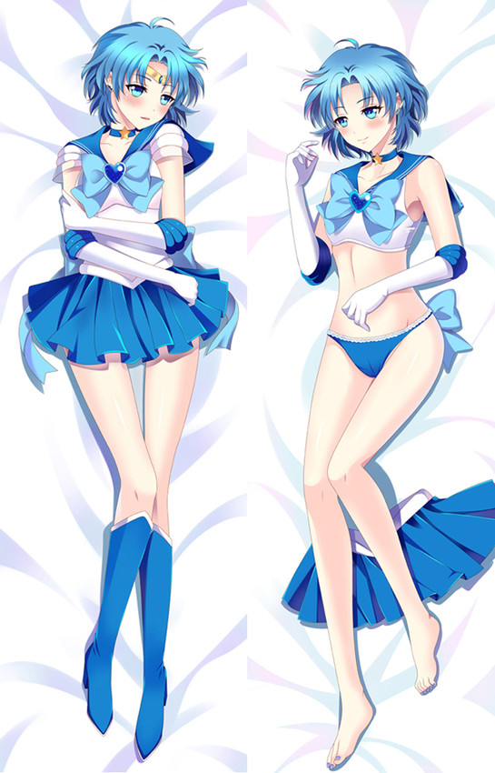 Sailor Mercury from Sailor Moon dakimakura cover