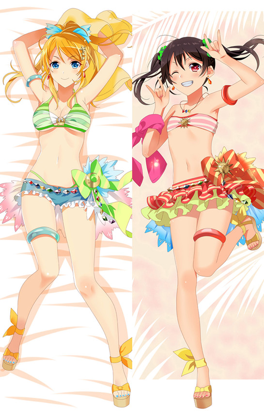 Eli Ayase & Nico Yazawa from Love Live dakimakura cover